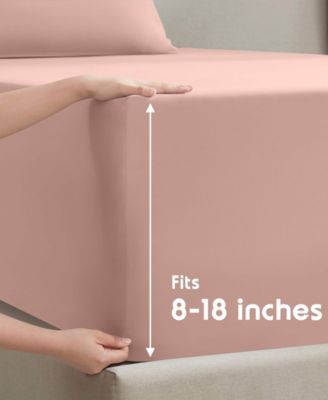 Premier Collection Deep Pocket 4 Piece Sheet Set, King