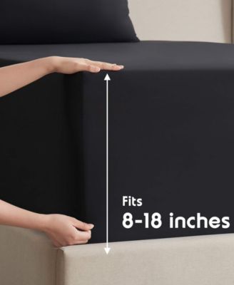 Premier Collection Deep Pocket 4 Piece Sheet Set, King