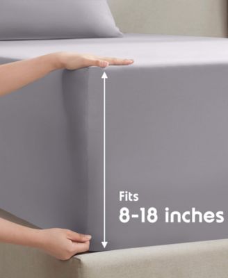 Premier Collection Deep Pocket 4 Piece Sheet Set, Full XL