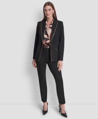 Women's Two-Button Ponte Jacket