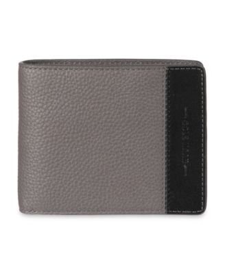 Cole Haan - Men's RFID Two-Tone Pebbled Leather Slimfold Wallet