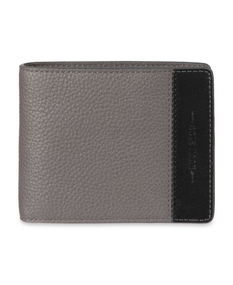 Cole Haan Men's RFID Two-Tone Pebbled Leather Slimfold Wallet