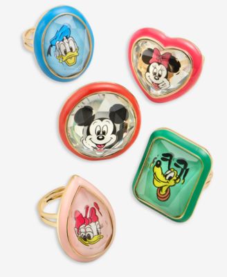 Super Smalls - Disney | Macy's Kids Mickey & Friends 5-Pc. Ring Set
