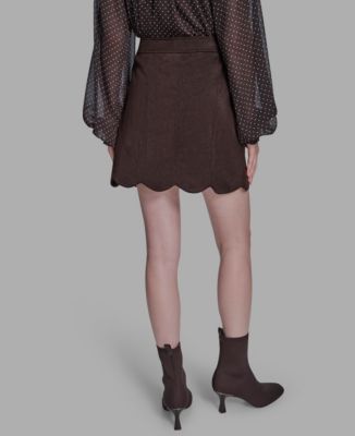 Women's Tulip Hem Mini Skirt