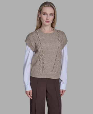 BCBG - Women's Pull-On Sweater Vest