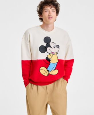 Unisex Mickey Mouse Crewneck Sweatshirt, Macy's Exclusive