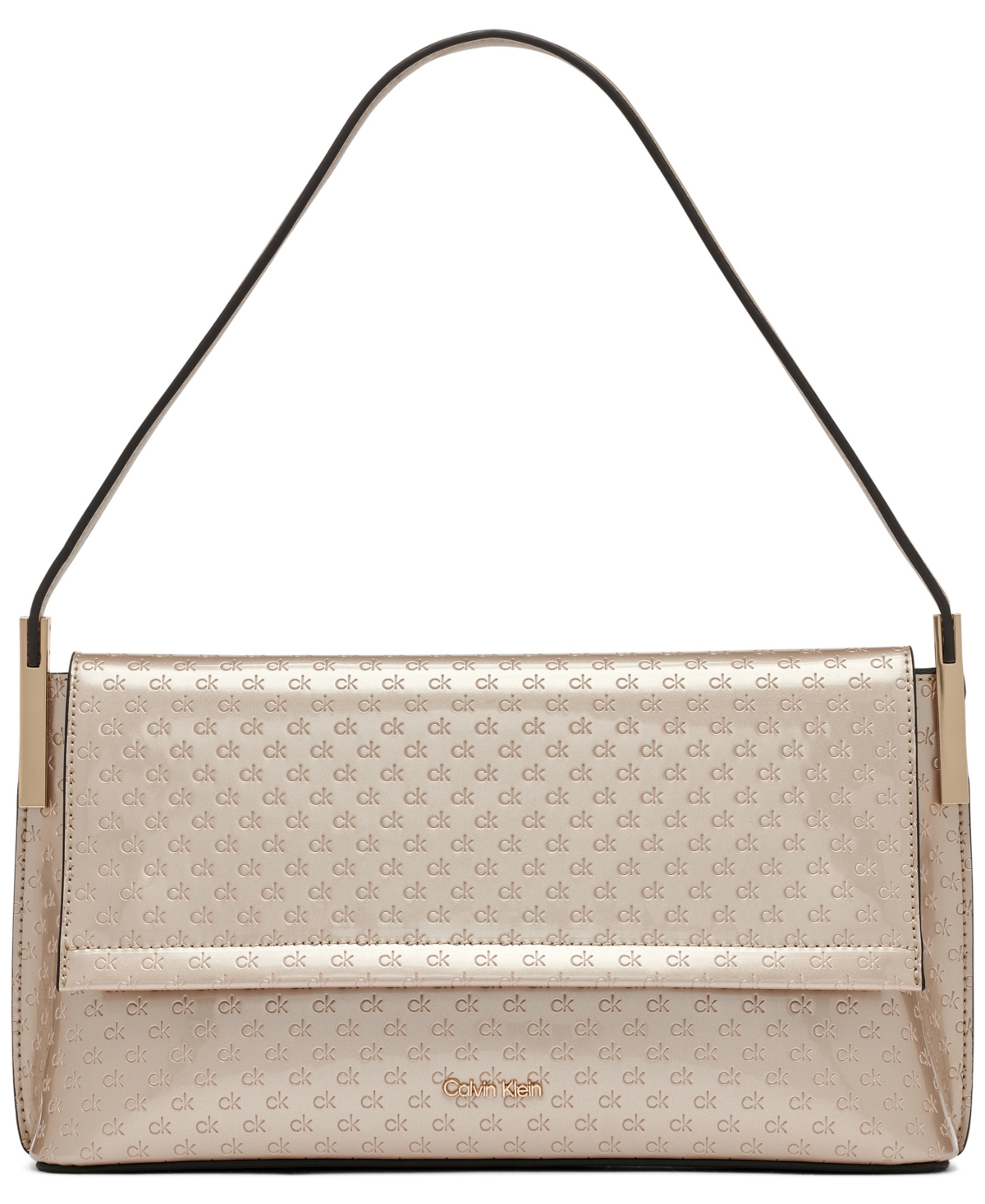Calvin Klein Women's Verne Mini Shoulder Bag In Silver