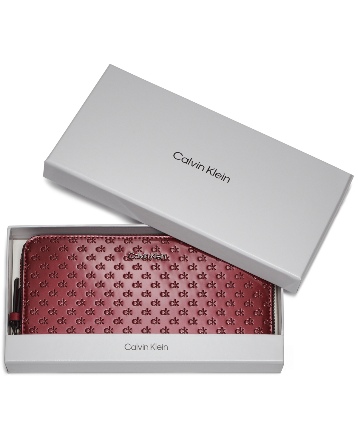 Calvin Klein Women's Moon Mini Wallet Bag In Red