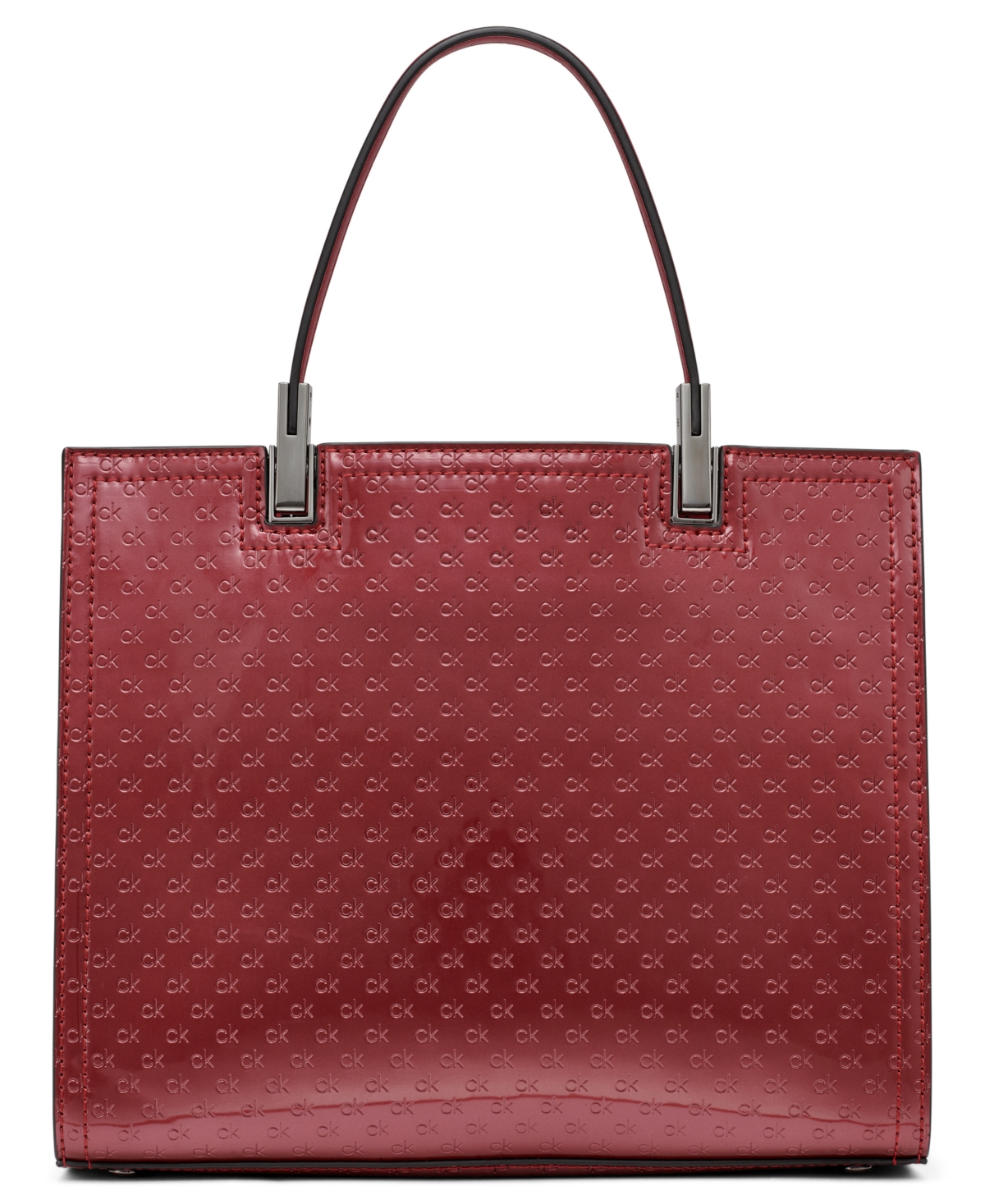Calvin Klein Women's Verne Small Satchel Bag In Red