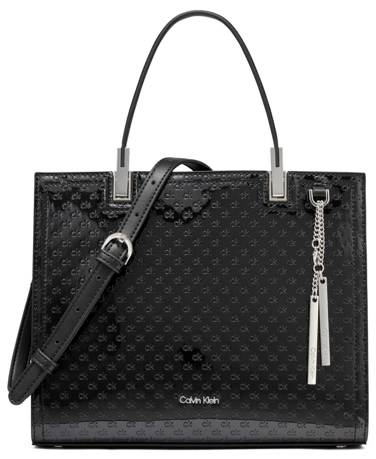 Calvin Klein Women's Verne Small Satchel Bag In Black