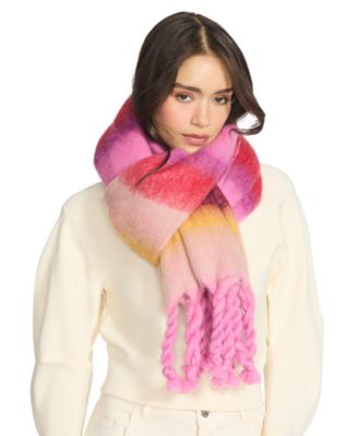 Women's Varsity Striped Fringe Scarf