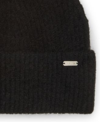 Women's Caught Brushed Fine Rib Knit Beanie