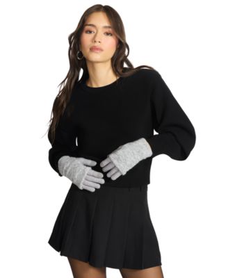 Women's Brushed Sleeve Knit Gloves