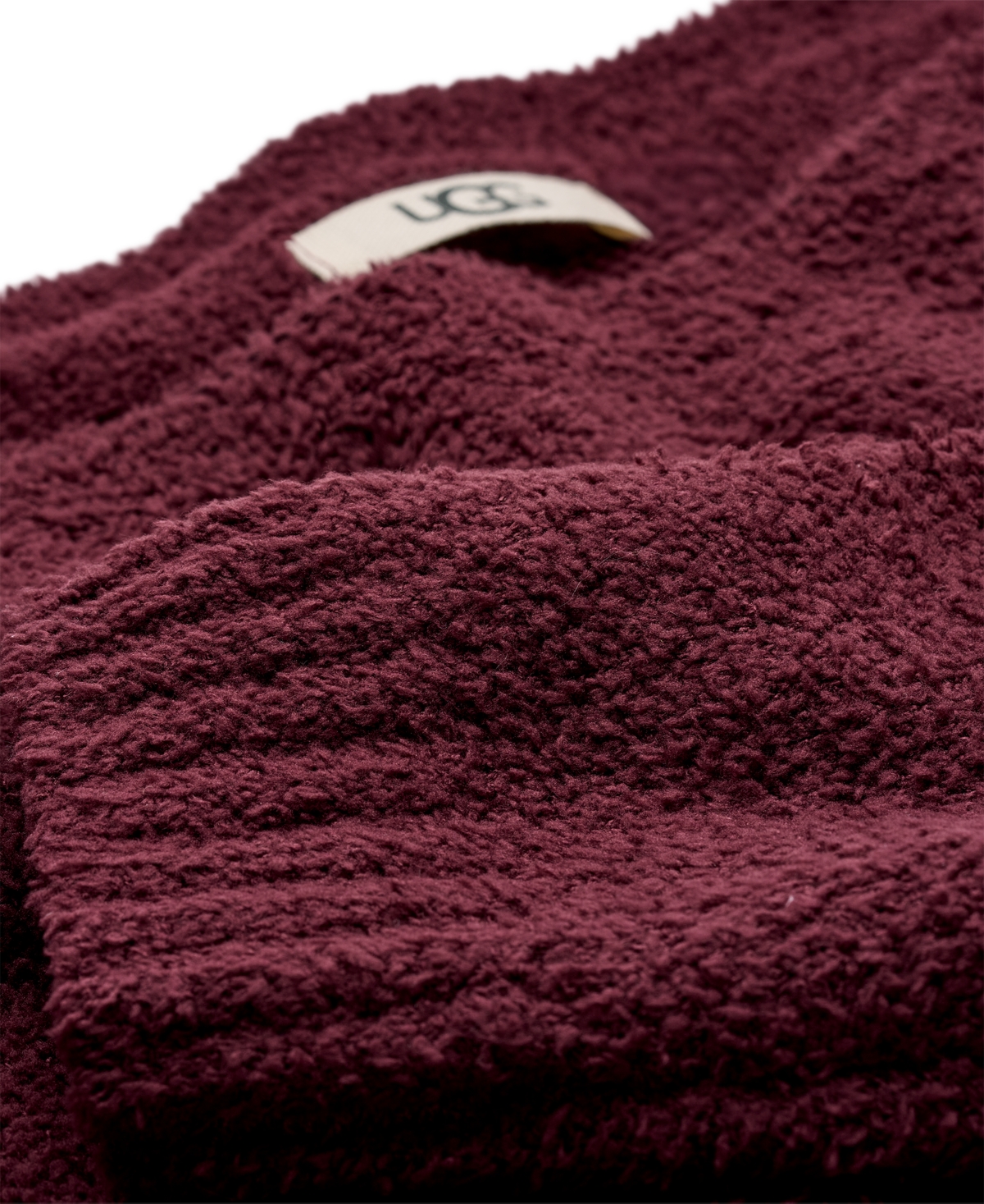 Ugg Women's Novalie Slouchy Boat Neck Lounge Top In Burgundy