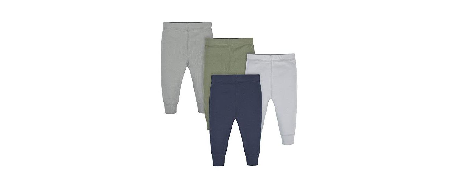 Baby Boys Active Pants, 4 Pack