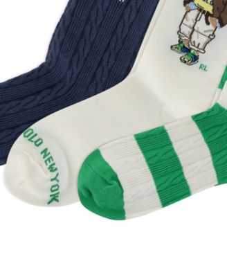 Women's 3-Pack Polo Bear Sock Set