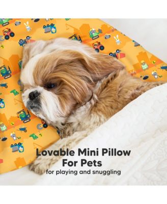 Mini Toddler Pillow and Pillowcase for Crib, 9x13 Small Pillow for Toddler, Kids Travel Pillow