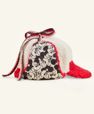 Adults Mickey Mouse Reversible Fleece Chapka Hat, Macy's Exclusive