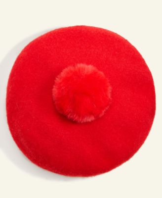 Disney | Macy's Minnie Mouse Pom-Pom Beret Hat, Macy's Exclusive