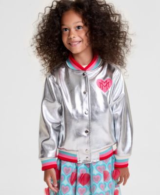 Disney | Macy's - Girls 2T-6X Minnie Mouse & Daisy Duck Faux Leather Jacket