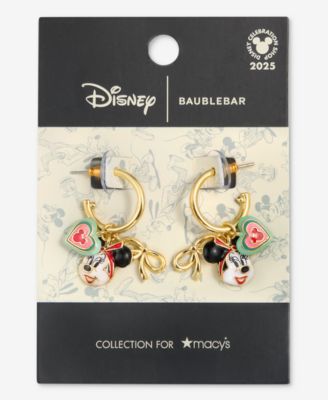 Disney | Macy's Minnie Mouse Huggies Earrings, Macy's Exclusive