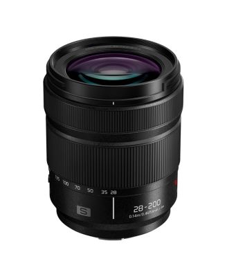 LUMIX S 28-200mm f/4-7.1 Macro O.I.S. Lens, Bundle with Small Lens Case, 67mm Filter Kit, Lens Cleaner, Cleaning Kit and Lens Cap Tether