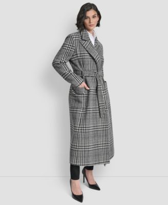 Women's Notch Collar Belted Wrap Coat