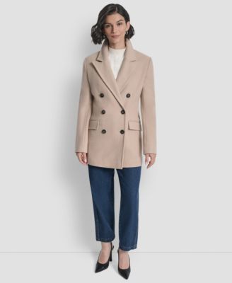 Women's Short Double-Breasted Belted Coat