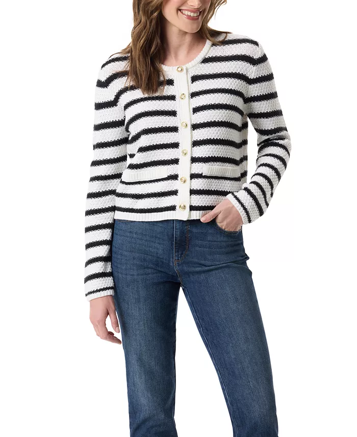 Women's Lorin Crew Neck Cardigan Sweater - thumbnail 7