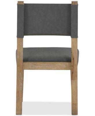 Macai 35.25" Wood Upholstered Side Chair