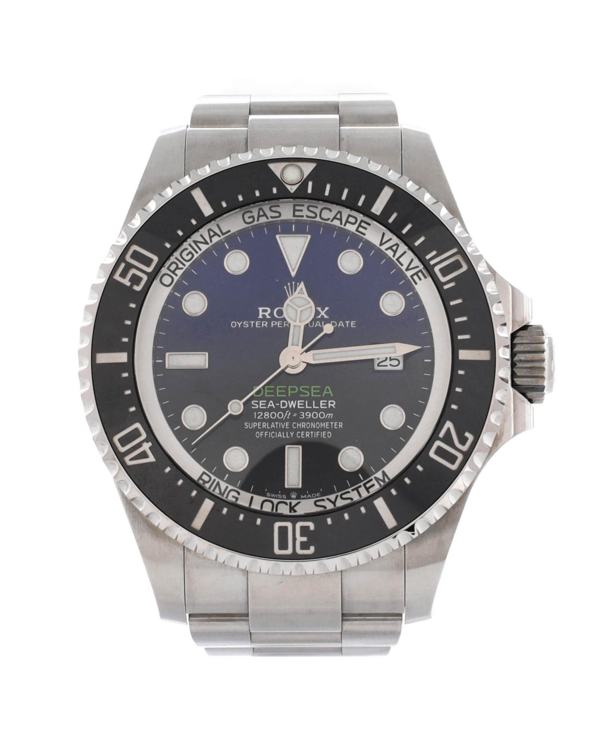 Pre-Owned Rolex Oyster Perpetual Deepsea Sea-Dweller James Cameron Automatic Watch in Stainless Steel and Cerachrom 44mm