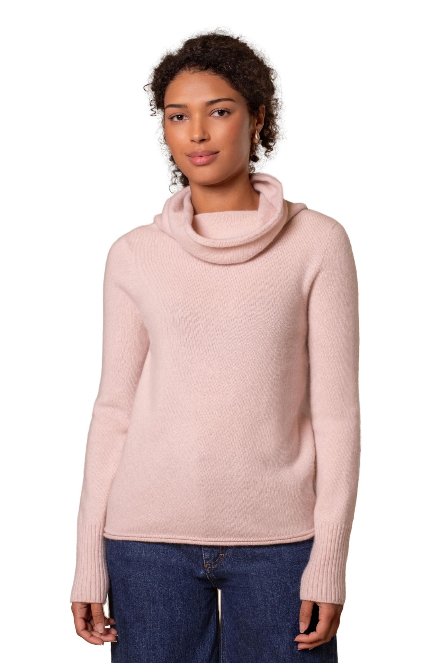 Women's British Supersoft Slouchy Cowl Neck