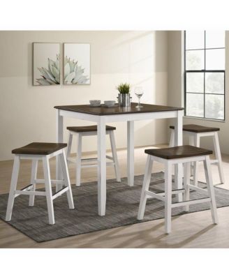 Silva Wood 5-Piece Counter Dining Set