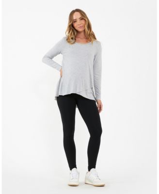 Maternity Raw Edge Nursing Top