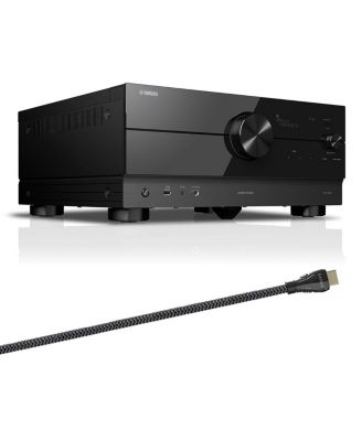 RX-A4A AVENTAGE 7.2 Channel AV Receiver with Sanus Ultra High Speed 8K 6.56 ft. HDMI 2.1 Cable