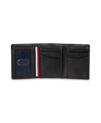 Men's Hidden Zipper Trifold RFID Wallet