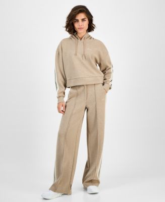 【新品未使用】Muriel Stripe Knit pants Ｍサイズ GUESS Women's Muriel Hoodie & Straight-Leg Pants - Macy's