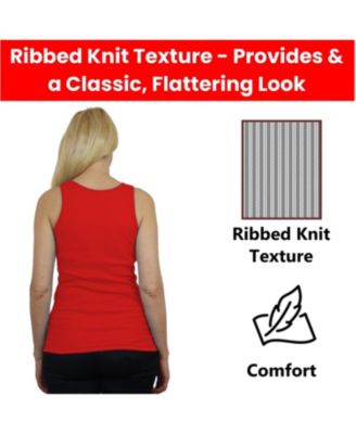 Women's Loose Fit Ribbed Tank Top