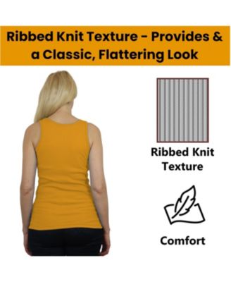Women's Loose Fit Ribbed Tank Top