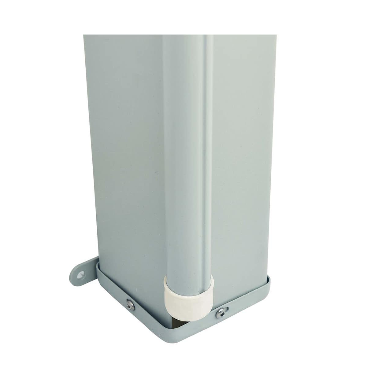 vidaXL Patio Retractable Side Awning 78.7"x236.2" Gray
