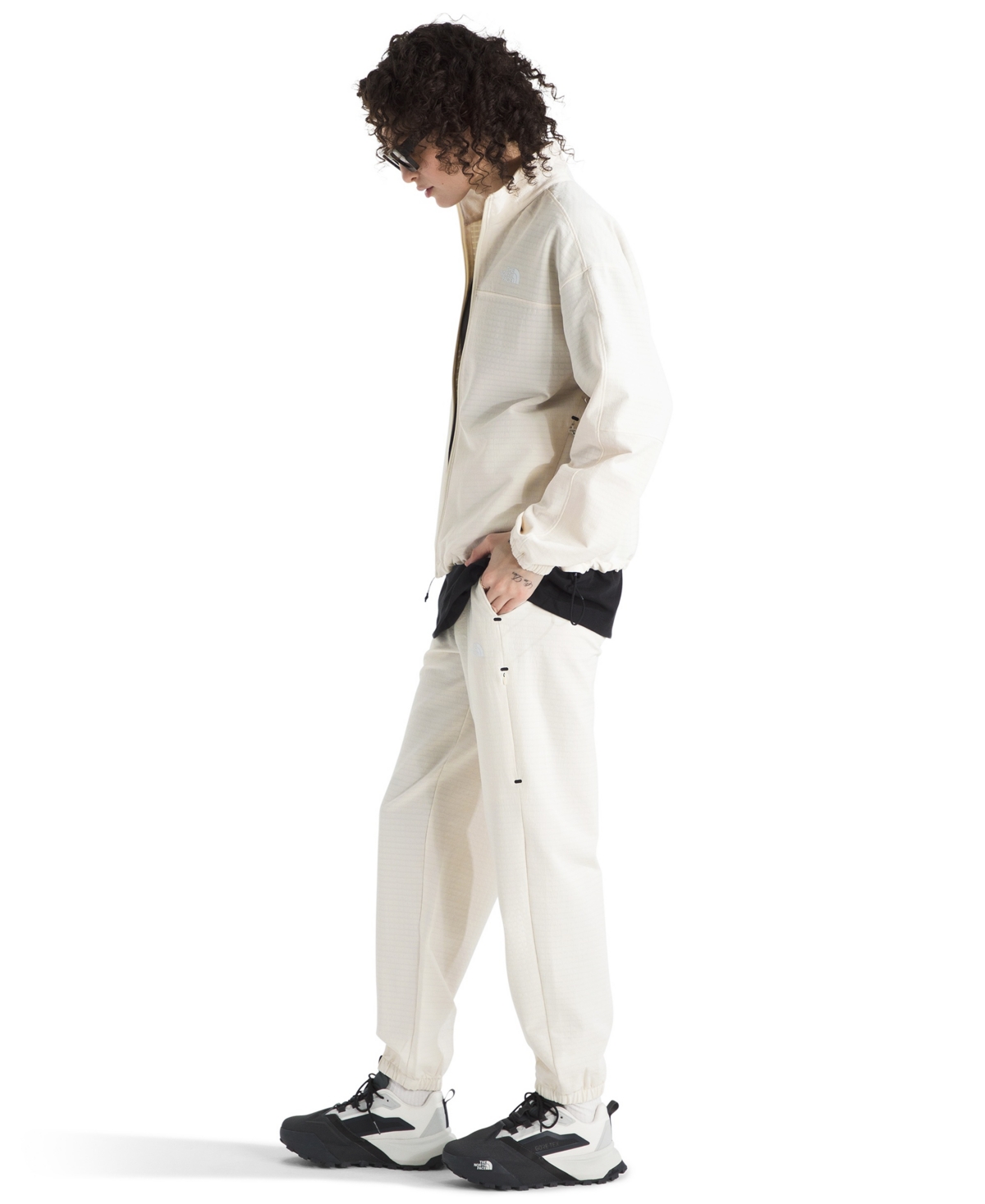 The North Face Women's Tekware Long Sleeve Jacket In White