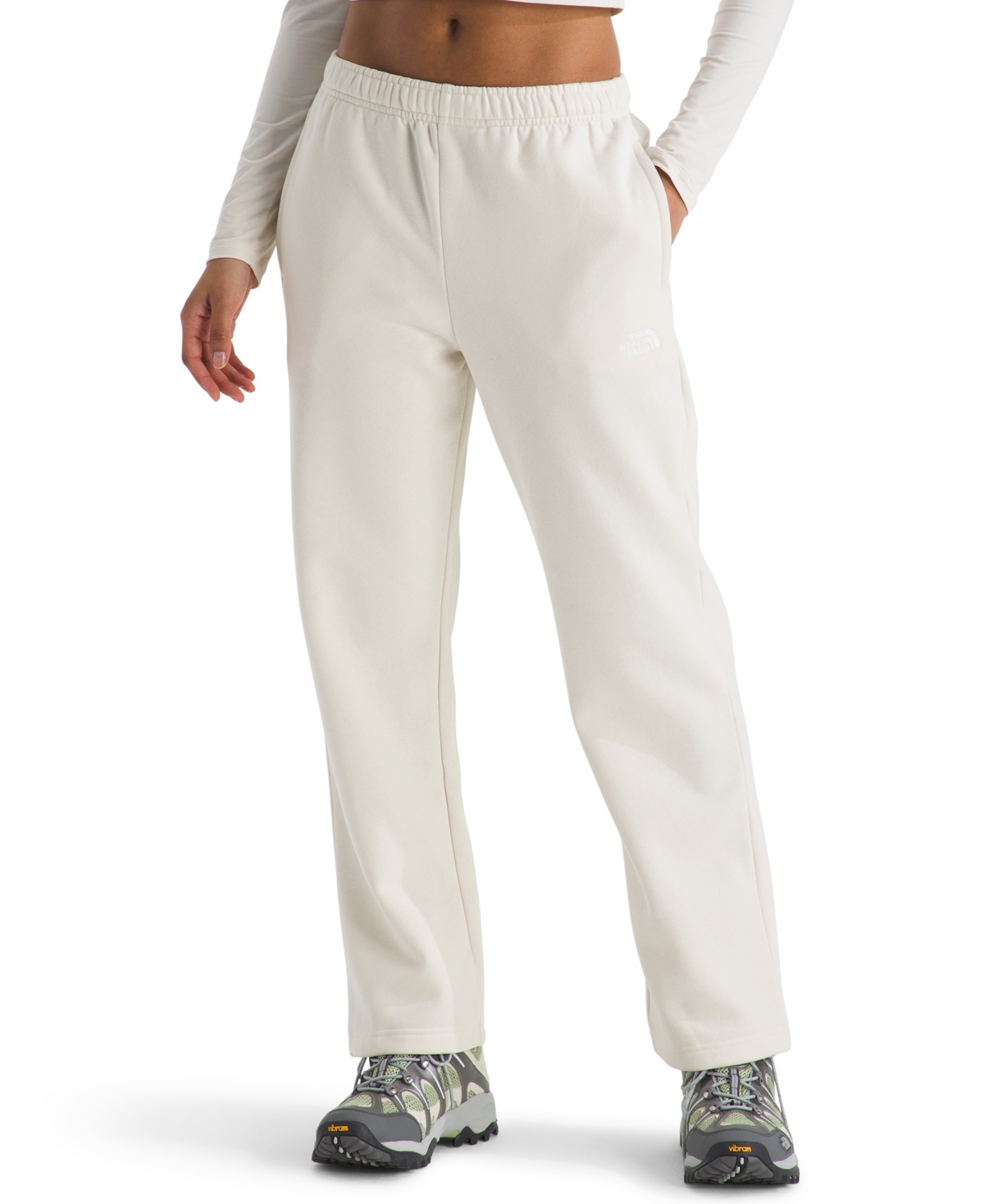 The North Face Women's Evolution Simple Dome Straight Leg Pants In White