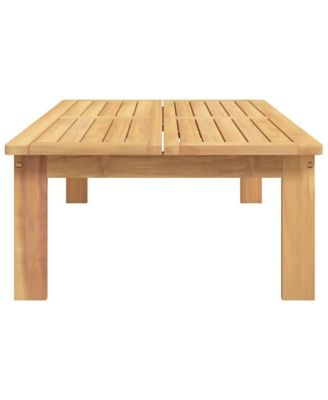 Garden Table Natural Wood Solid Acacia Wood Standard Durable