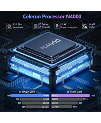 15.6'' Laptop Computer, Gaming Laptops for N4000 Processor,8GB RAM, 256GB SSD, FHD 1920x1080 Display, WIFI5, BT4.2, Mini HDMI,38Wh,Supports 180 Angle Opening,Traditional Lap top Computers