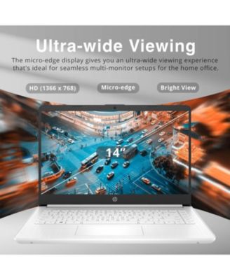 Stream 14" HD Laptop | Intel Celeron N4120 Processor, Intel UHD Graphics 600, Microsoft Office 365, 4GB RAM | 128GB Storage, Fast Charge, HDMI, Up to 11 Hours Long Battery Life, Win 11 S