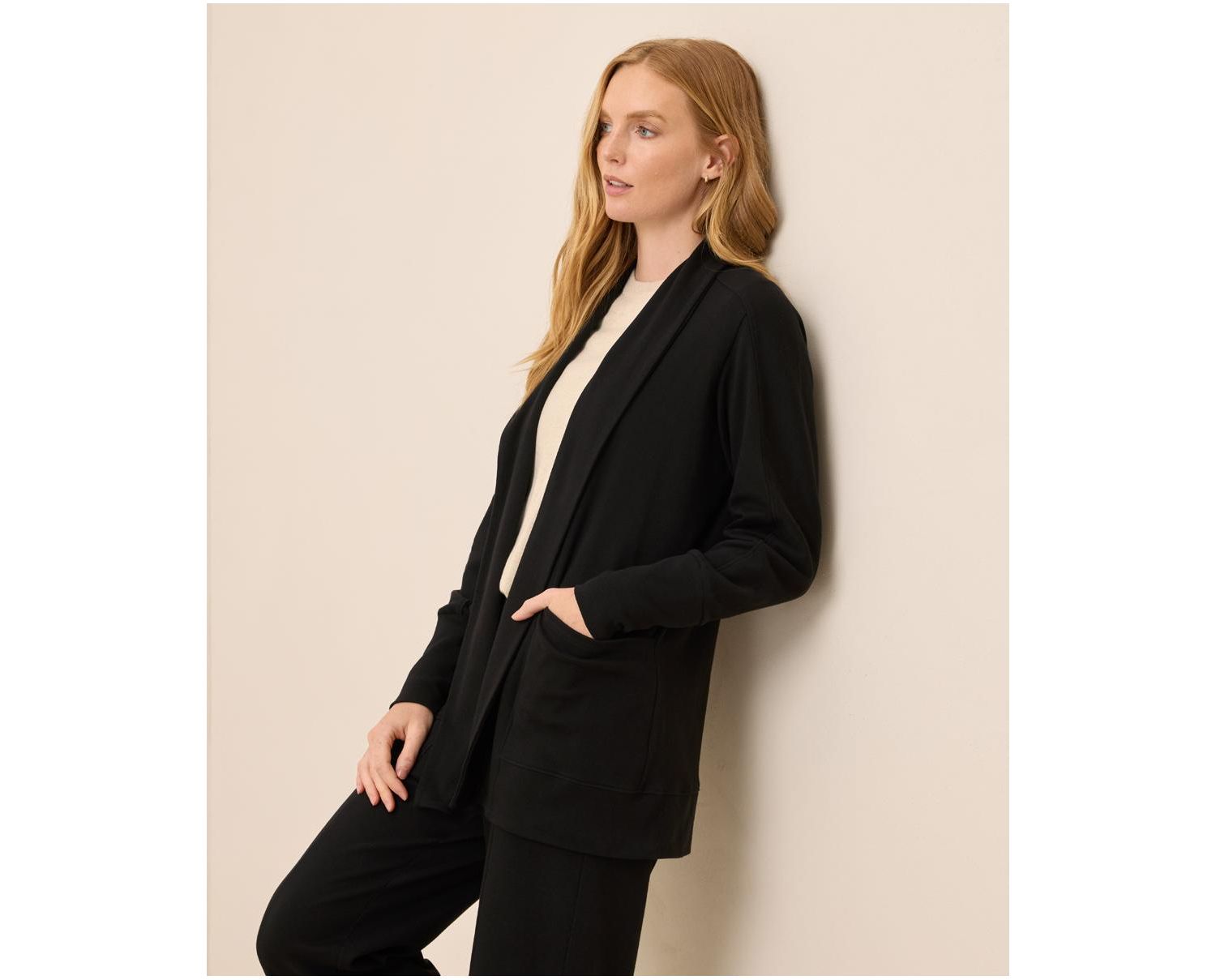 Women's Organic Cotton Airplane Wrap Cardigan
