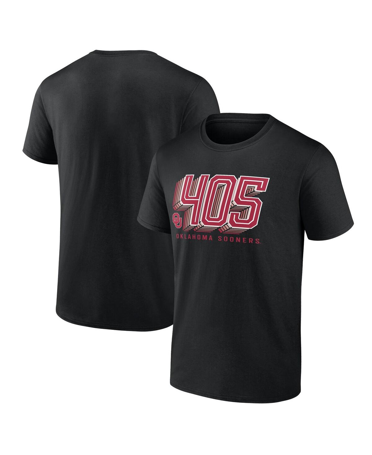 Fanatics Men's Black Oklahoma Sooners Overtime Score T-shirt In Black