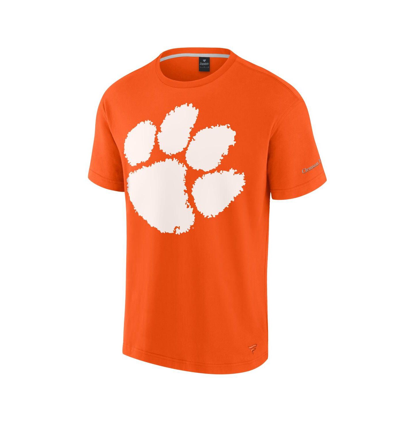 Мужская футболка Fanatics Orange Clemson Tigers Iconic — фото 2