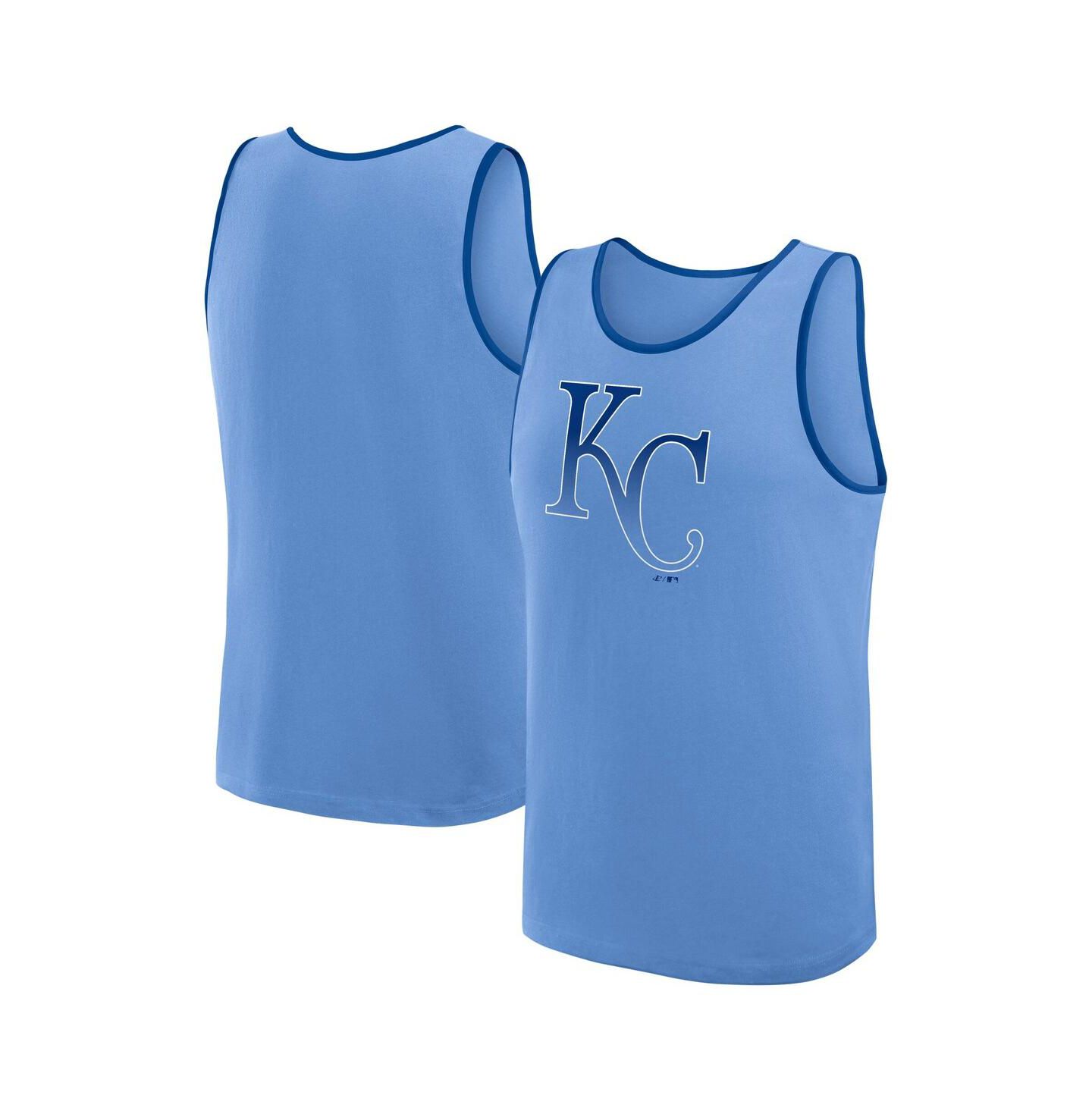 Мужская футболка Logo Athletic Light Blue Kansas City Royals Unmatched Success Tank T-Shirts — фото 1