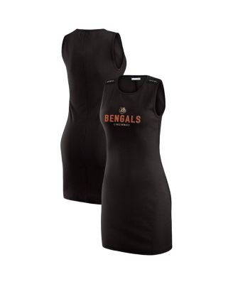 WEAR by Erin Andrews - Women's x Gracie Hunt Black Cincinnati Bengals Ribbed Tank Dress